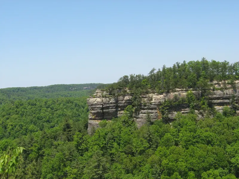 View of Chimney Top Rock